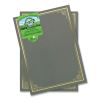 Certificate/Document Cover, 9.75" x 12.5", Gray With Gold Foil, 5/Pack1