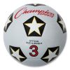 Rubber Sports Ball, For Soccer, No. 3 Size, White/Black1