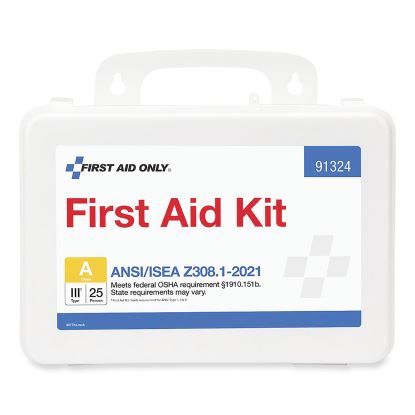 ANSI 2021 First Aid Kit for 25 People, 94 Pieces, Plastic Case1