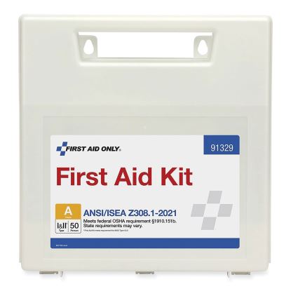 ANSI 2021 First Aid Kit for 50 People, 184 Pieces, Plastic Case1