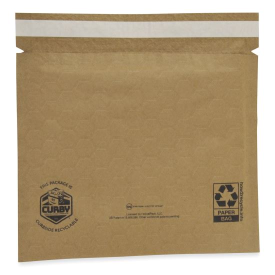 Curby Mailer Self-Sealing Recyclable Mailer, Paper Padding, Self-Adhesive, #2, 11.38 x 9.5, 30/Carton1