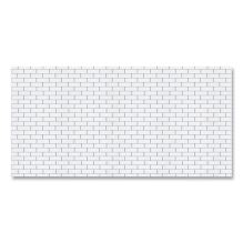 Fadeless Paper Roll, 50 lb Bond Weight, 48 x 50 ft, White Subway Tile1