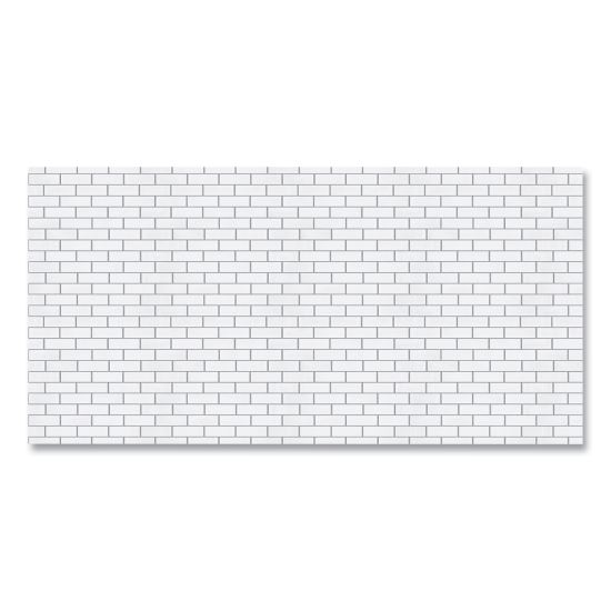 Fadeless Paper Roll, 50 lb Bond Weight, 48 x 50 ft, White Subway Tile1