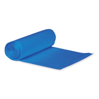 Eco Blend Max Can Liners, 40 to 45 gal, 0.8 Mil, 40" x 46", Blue, 25 Bags/Roll, 6 Rolls/Carton1