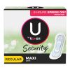 U by Kotex Security Regular Maxi Pads, Unscented, 48/Pack1