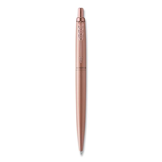 Jotter XL Retractable Ballpoint Pen, Medium Point, Blue Ink, Rose Gold Barrel1