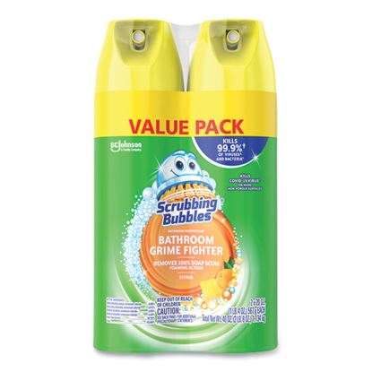 Scrubbing Bubbles® Bathroom Disinfectant Grime Fighter Aerosol1