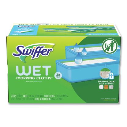 Swiffer® Sweeper TRAP + LOCK Wet Mop Cloth1