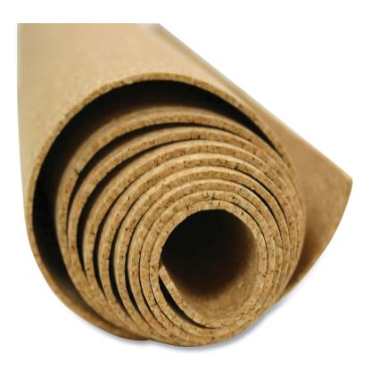 Natural Cork Roll, 0.25" Thick, 144 x 48.5, Natural Brown Surface, Ships in 7-10 Business Days1