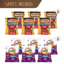 Pretzel Lover's Snack Box, 38 Assorted Snacks/Box, Ships in 1-3 Business Days1
