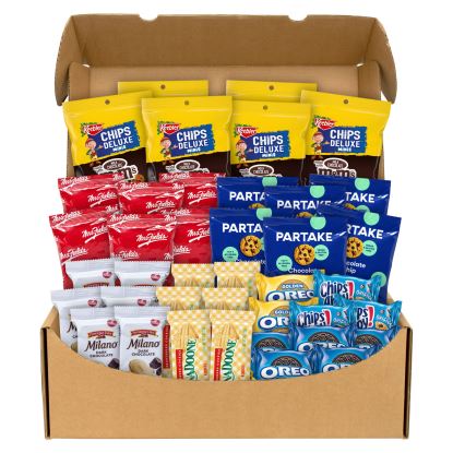 Cookie Lover's Snack Box, 40 Assorted Snacks/Box, Ships in 1-3 Business Days1