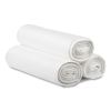 Draw-Tuff Institutional Draw-Tape Can Liners, 12 gal, 0.7 mil, 28" x 24", White, 300/Carton4