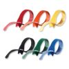 ONE-WRAP Ties and Straps, 0.5" x 8", Assorted Colors, 60/Pack3
