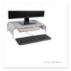 Picture of Mind Reader Raise Metal Mesh Monitor Stand with Drawer