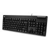 EasyTouch Smart Card Reader Keyboard AKB-630SB-TAA, 104 Keys, Black4