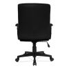 Alera Breich Series Manager Chair, Supports Up to 275 lbs, 16.73" to 20.39" Seat Height, Black Seat/Back, Black Base4