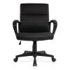 Alera Breich Series Manager Chair, Supports Up to 275 lbs, 16.73" to 20.39" Seat Height, Black Seat/Back, Black Base5