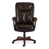 Alera Darnick Series Manager Chair, Supports Up to 275 lbs, 17.13" to 20.12" Seat Height, Brown Seat/Back, Brown Base4