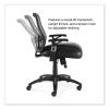 Alera Linhope Chair, Supports Up to 275 lb, Black Seat/Back, Black Base6