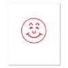 Specialty Stamp, Smiley Face, 0.63 dia, Red3