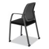 Nucleus Series Recharge Guest Chair, Supports Up to 300 lb, 17.62" Seat Height, Black Seat/Back, Black Base4