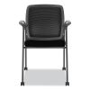 Nucleus Series Recharge Guest Chair, Supports Up to 300 lb, 17.62" Seat Height, Black Seat/Back, Black Base5