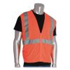 ANSI Class 2 Two-Pocket Zipper Mesh Safety Vest, Polyester Mesh, 2X-Large, Orange2