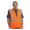 ANSI Class 2 Two-Pocket Zipper Mesh Safety Vest, Polyester Mesh, 2X-Large, Orange3