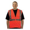 ANSI Class 2 Two-Pocket Zipper Mesh Safety Vest, Polyester Mesh, 2X-Large, Orange4