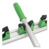 Hang Up Cleaning Tool Holder, 28w x 3.15d x 2.17h, Silver/Green3