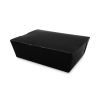 ChampPak Carryout Boxes, 7.75 x 5.5 x 2.5, Black, Paper, 200/Carton3