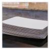 Bakery Bright White Cake Pad, Double Wall Pad, 19 x 14 x 0.31, White, Paper, 50/Carton4