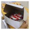 White One-Piece Non-Window Bakery Boxes, Standard, 8 x 8 x 4, White, Paper, 250/Bundle4