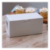 White One-Piece Non-Window Bakery Boxes, Standard, 9 x 5 x 4, White, Paper, 250/Bundle4