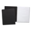 Wirebound Soft-Cover Notebook, 1 Subject, Narrow Rule, Black Cover, 11 x 8.5, 80 Sheets2