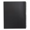 Wirebound Soft-Cover Notebook, 1 Subject, Narrow Rule, Black Cover, 11 x 8.5, 80 Sheets3