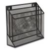 Wire Mesh Incline Sorter, Enclosed Design, 3 Sections, Letter-Size, 13.78 x 16.61 x 12.4, Matte Black3