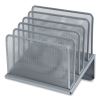 Wire Mesh Incline Sorter, Open Design, 5 Sections, Letter-Size, 7.72 x 11.65 x 10.83, Silver2