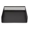 Front-Load Stackable Wire Mesh Document Tray, 1 Section, Letter-Size, 9.37 x 12.48 x 2.32, Matte Black2