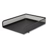 Front-Load Stackable Wire Mesh Document Tray, 1 Section, Letter-Size, 9.37 x 12.48 x 2.32, Matte Black4