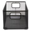 Wire Mesh Storage Box, 8.58" x 15.75" x 6.69", Black4