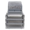 All-in-One Wire Mesh Organizer, 10 Sections, Letter-Size, 11.61 x 13.11 x 8.86, Silver4