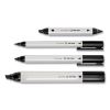 Dry Erase Marker, Pen-Style, Extra-Fine Bullet Tip, Black, Dozen7