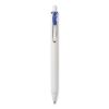 uniONE Gel Pen, Retractable, Medium 0.7 mm, Blue Ink, White Barrel, Dozen2