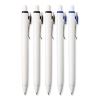 uniONE Gel Pen, Retractable, Medium 0.7 mm, Business Ink-Color Assortment, White Barrel, 5/Pack4