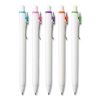 uniONE Gel Pen, Retractable, Medium 0.7 mm, Fashion Ink-Color Assortment, White Barrel, 5/Pack3