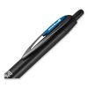 207 Plus+ Gel Pen, Retractable, Medium 0.7 mm, Blue Ink, Black Barrel, 4/Pack5