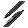 207 Plus+ Gel Pen, Retractable, Medium 0.7 mm, Black Ink, Black Barrel, 4/Pack7