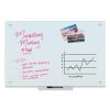 Glass Dry Erase Board, 35 x 23, White Surface2