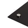 Black Glass Dry Erase Board, 96 x 474
